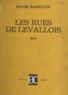 Roger Rabiniaux - Les rues de Levallois.