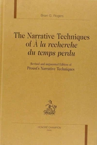 The narrative technique of A la recherche du temps perdu