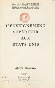 L'enseignement supérieur aux États-Unis