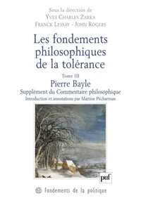 Les fondements philosophiques de la tolérance