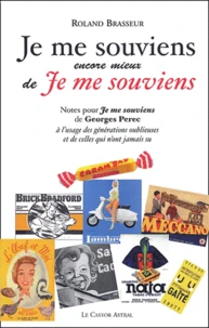 Je me souviens encore mieux de Je me souviens