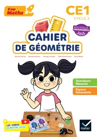 Cahier de géométrie-mesure CE1 Cap math