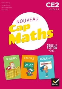 Roland Charnay et Georges Combier - Cap Maths CE2 Cycle 2 - Cahier de Géométrie + Manuel.