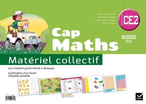 Roland Charnay et Georges Combier - Cap Maths CE2 cycle 2 - Matériel collectif.