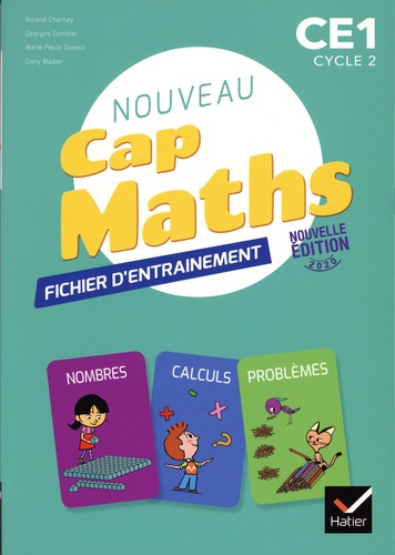 Roland Charnay et Georges Combier - Mathématiques CE1 Cap Maths - Cahier de Géométrie + Fiches d'entraîment.