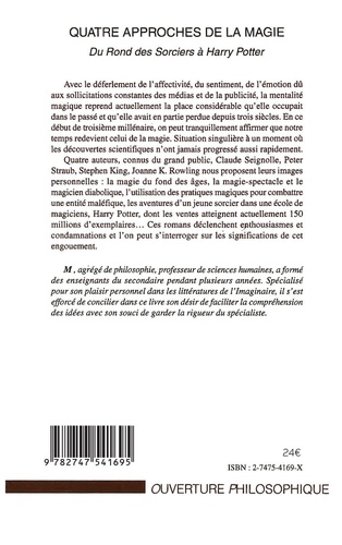 Quatre approches de la magie. Du Rond des Sorciers à Harry Potter