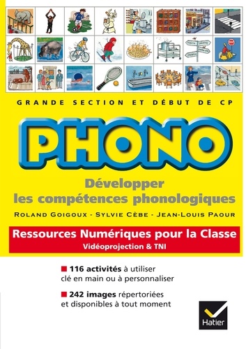 Roland Goigoux et Sylvie Cèbe - Phono GS-CP - Ressources numériques pour la classe. 1 Cédérom