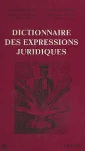 Dictionnaire des expressions juridiques
