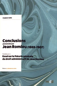 Conclusions prononcées par Jean Romieu (1888-1907)