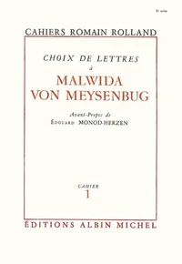 Choix de lettres à Malwida von Meysenbug