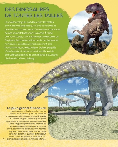 Les records des dinosaures