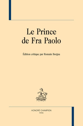 Romain Borgna - Le prince de Fra Paolo.