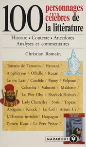 100 personnages célèbres de la littérature