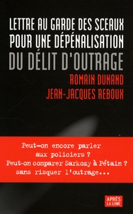 Lettre au garde des Sceaux pour une dépénalisation du délit doutrage.pdf