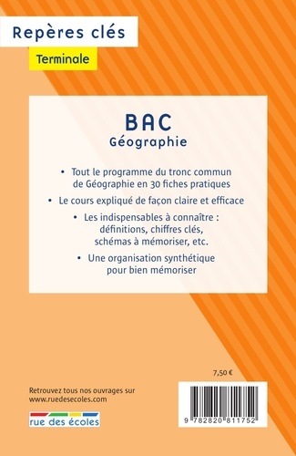 Bac Géographie Terminale  Edition 2021