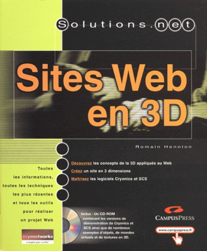 Romain Hennion - Sites Web En 3d. Avec Cd-Rom.