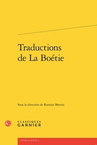 Romain Menini - Traductions de La Boétie.