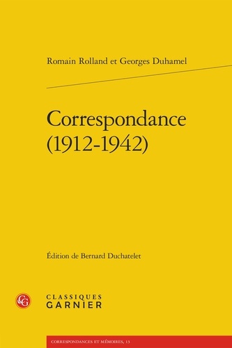 Correspondance (1912-1942)