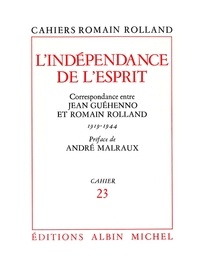 Romain Rolland et Romain Rolland - L'Indépendance de l'esprit - Correspondance de Romain Rolland à Jean Guéhenno (1919-1944), cahier nº23.
