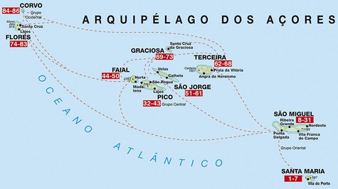 Açores. 86 ititnéraires