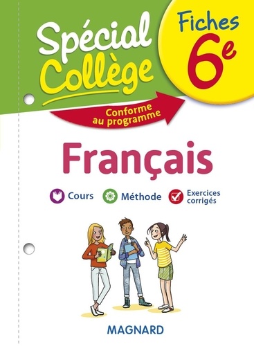 Fiches français 6e Spécial collège  Edition 2019
