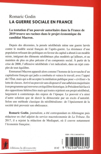 La guerre sociale en France. Aux sources écnomiques de la démocratie autoritaire