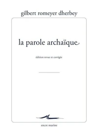 La parole archaïque