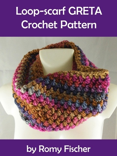 Loop-scarf GRETA. Crochet Pattern