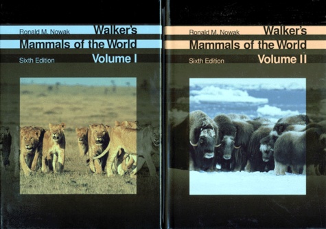 Ronald-M Nowak - Walker'S Mammals Of The World 2 Volumes. Sixth Edition.