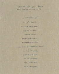 When the sun goes down and the moon comes up