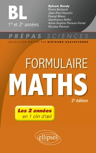 Formulaire Maths BL 1re et 2e années