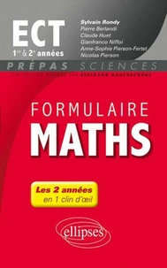 Formulaire maths ECT 1re & 2e années