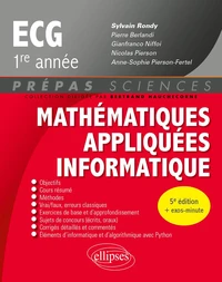 Mathématiques appliquées, informatique prépas ECG 1re année