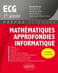 Mathématiques approfondies, informatique ECG 1re année