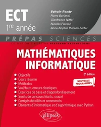 Mathématiques informatique ECT 1re année