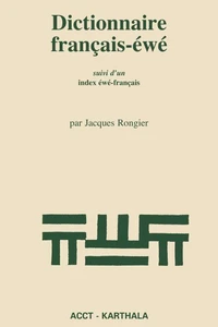 Dictionnaire Francais-Ewe