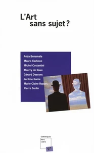 L'art sans sujet ?