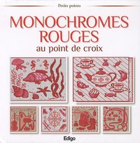 Monochromes rouges au point de croix