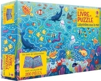 Rosamond Smith et Valeria Danilova - Labyrinthes sous la mer - Un livre de labyrinthes et 1 puzzle de 200 pièces.