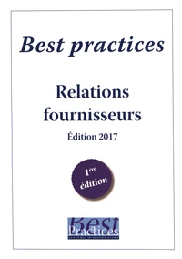 Best practices relations fournisseurs