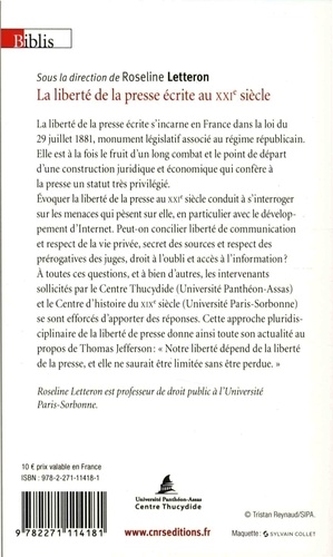 La liberté de la presse écrite au XXIe siècle