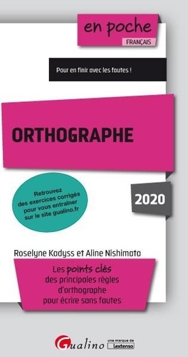 Orthographe  Edition 2020