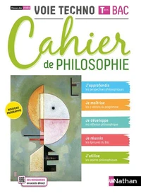 Cahier de philosophie Tle Bac voie techno