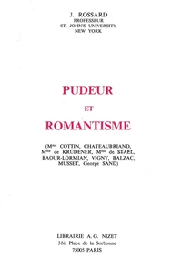 Pudeur et romantisme