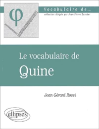 Le vocabulaire de Quine