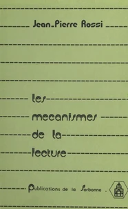 Les Mecanisme De La Lecture
