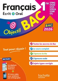 Français écrit et oral 1re STMG, STI2D, ST2S, STD2A , STHR, STL
