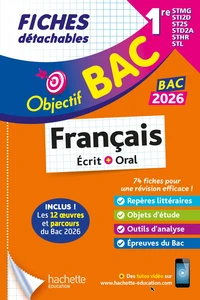 Français écrit + oral 1res STMG, STI2D, ST2S, STD2A, STHR, STL