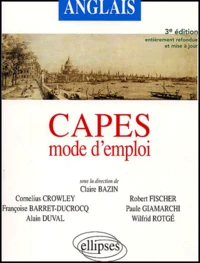 Anglais CAPES mode d'emploi