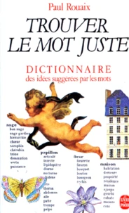 Dictionnaire des idées suggérées par les mots